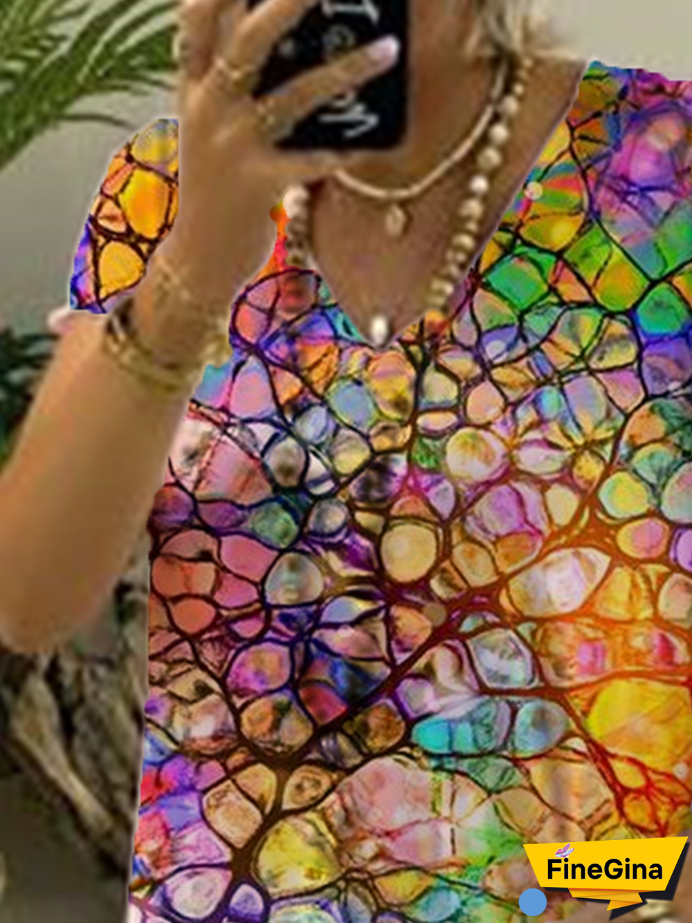 New Women Chic Plus Size Vintage Boho Hippie Casual Short Sleeve V Neck Shift Knitting Dress