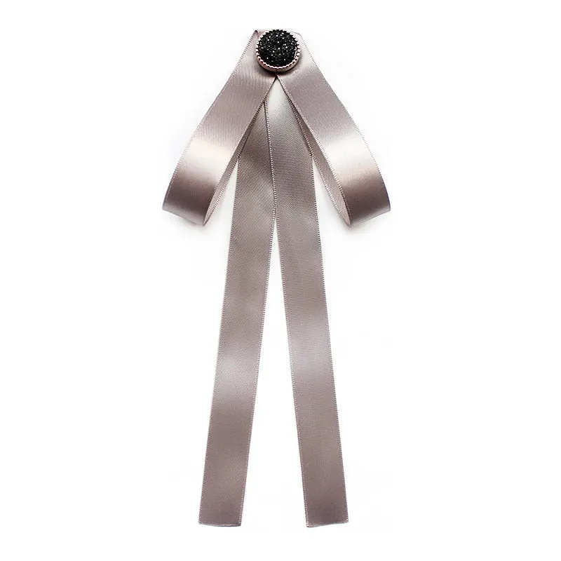Hand-made Bow Tie Ladies Unisex Banking Stewardess Student Performs Career Korean White Shirt Black Bowtie Classic Trendy Gifts