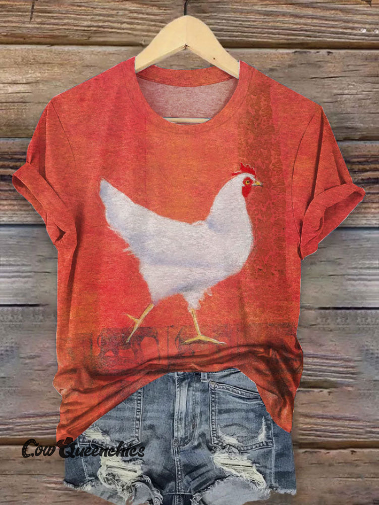 Vintage Art Print T-shirt Multicolor / S