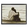 Seaside Couple - 14CT Counted Cross Stitch 22*19cm/8.66*7.48in(Brand)