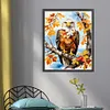 >SALE<Full Embroidery Cotton Thread 11CT Printed Woodland Eagle Cross Stitch 40x50cm