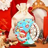 >SALE<Christmas Elk Diamond Painting Unique Wooden Rotating Calendar for Home Office