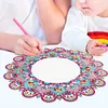 DIY Diamonds Painting Mirror Datura Special Shaped Crystal Drill Crafts Kit