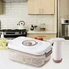 [US Local Warehouse] Vacuum Food Storage Box Large Capacity for Fruits Vegetables (2.1 Manual Pump)