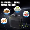 Car trash can Car trash can door storage box built-in garbage bag