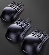 HERTAO competitive gaming wired multi-master button mouse small mechanical keyboard