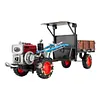 Old-fashioned Walking Tractor Model Alloy Simulation Collection Car Model