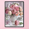 (Counted/Stamped) 11CT/14CT Rose Vase - Cross Stitch 46*36cm/18.11*14.17in