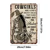 Cowgirl Are God's Wildest Angels They Have - Vintage Metal Signs - 20*30cm/30*40cm - Western