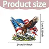 America Flag Eagle DIY 5D DIY Diamond Art Tabletop Ornament Kit for Home Decor