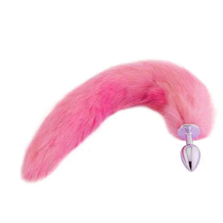 16  - 17  Pink Cat Tail Metal Plug