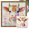 >SALE<Full Embroidery Eco-cotton Thread 11CT Printed Zodiac Oxt Cross Stitch 40x40cm