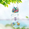 (US Local)DIY Diamond Painting Double Sided 3D Wind Chime Pendant Hanging Kit