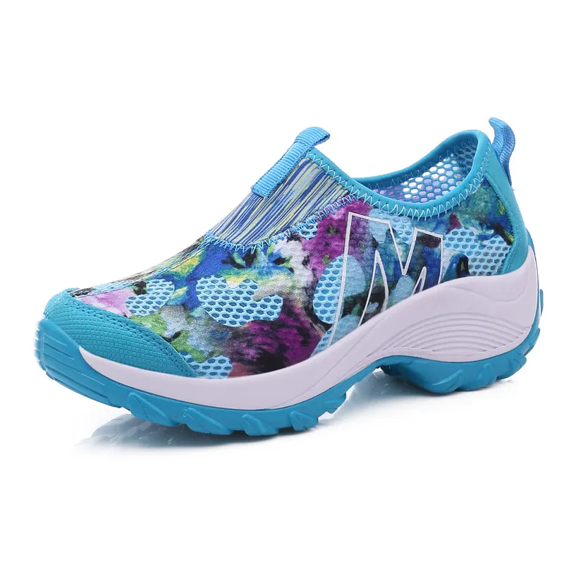 Qengg Summer Women's Outdoor Casual Shoes Cloth Breathable Shoes Sports Casual Shoes Female Fashion Sneakers Women CYL