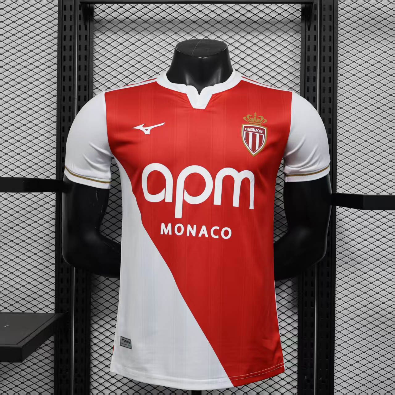 2025-2026 Player Version AS Monaco Home Football Shirt 1:1 Thai Quality Maxi Kit