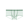 Men's Low Waist Sexy Transparent Ice Silk Seamless Ultra-Thin Boxer Briefs