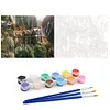 (US Local)Paint By Numbers Kit On Canvas DIY Oil Art Rings King Picture Home Wall Decor50x40cm