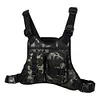 Sports Chest Bag Adjustable Shoulder Strap Front Running Vest Bag for Men Women