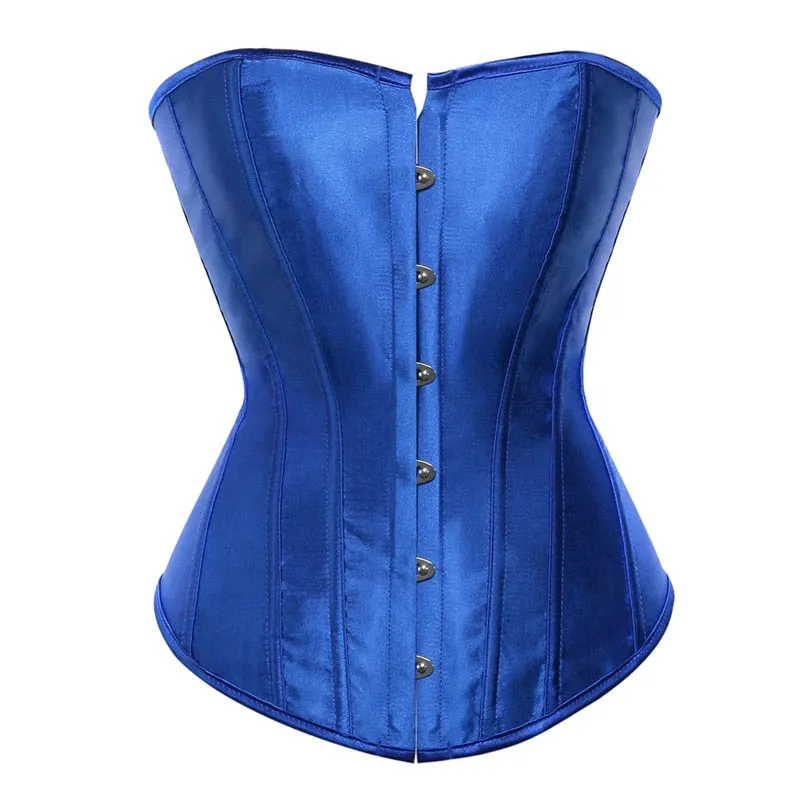 Sapubonva Overbust Corset Plus Size Sexy Corselet Corsets and Bustiers Tops Red Black Pink Purple White Gothic Lingerie Women