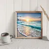 (Counted/Stamped) 11CT Sunset By The Sea-Cross Stitch-40*40cm/15.75*15.75in