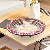 DIY Mandala Flower Diamond Painting Dining Plate Home Dining Table Fruit Tray Kits
