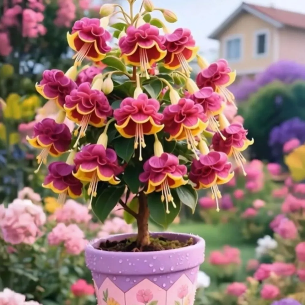 Ruby-🔔Double Fuchsia Bulbs