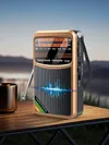 FM AM SW Radio with Headphone Jack Pocket Radio Portable Radio for Home/Outdoor