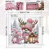 (US Local)4pack Xmas Animal-Special Shaped Diamond Painting Kit(30x30cm)