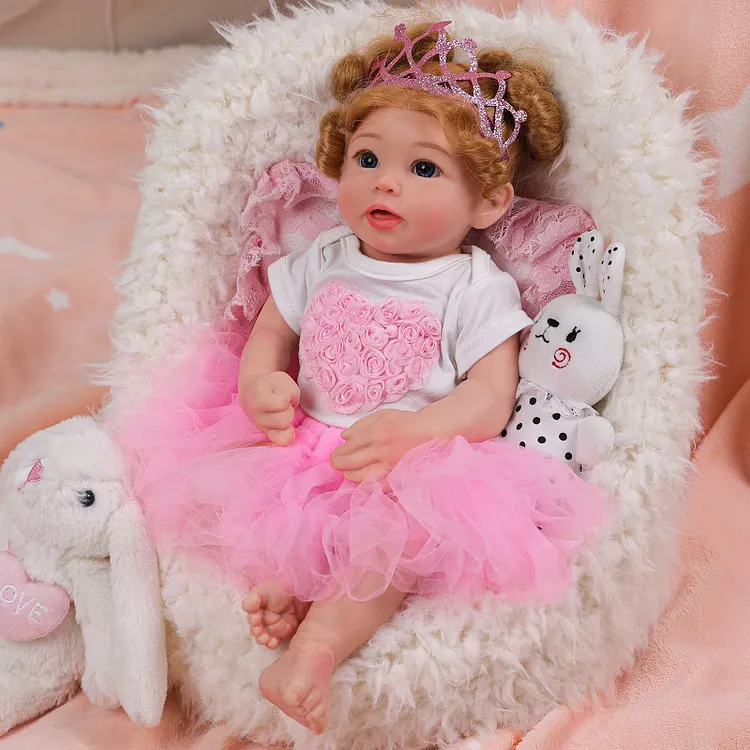 Babeside Stella 16" Realistic Silicone Quiet Baby Princess Girl Best Gift for Kids
