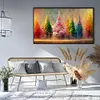 Tree-Full Embroidery 3 strands 11CT Stamped Cross Stitch-66*40CM-Large Size