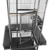 [US Local Warehouse] 60 Inch Large Bird Cage with Play Top and Rolling Stand Metal Parakeet Cage