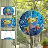 (US Local)Acrylic Special Shape Frog 5D Diamond Painting Clock Art Craft for Home Decor Craft Kit