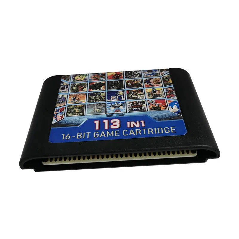16 Bit Game Cartridge - 113 IN 1 Classic Collection Genesis/MEGA DRIVE Remix Mulit Cart - Region Free