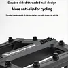 Mountain Bicycle Pedal Anti-Slip Widened Nail Nylon Pedal Double DU Bike Pedal
