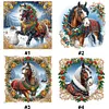 (Multi-Style)Christmas Horse-Partial Special Shaped Diamond Painting 40*40cm