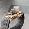 Patek Philippe Aquanaut 5167R Rose Gold with Chocolate Dial Brown Strap (40mm) Super clone