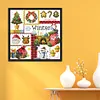Winter-14CT Stamped Cross Stitch Kit(27x27cm)