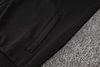 Joyfball 2024/2025 Psg Paris Saint-Germain Jordan Long Zipped Jacket Black Soccer Jersey 1:1 Thai Quality 