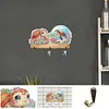 (US Local)Sea Turtle DIY Diamond Painting Hanging Hook No Hole Punching Wall Decoration