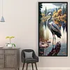 (US Local)Crane-11CT Stamped Cross Stitch Kit(40x70cm)