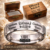 Memorial Ring 😍 Includes Matching Engraved Wood Box + Bonus Bracelet 🎁