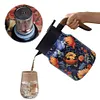 1000ml Floral Pattern Teapot Stainless Steel Mini Hot Coffee Pot for Hot Drinks