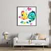 Fish - 9CT Partial Beaded Cross Stitch Kit(27x27cm)