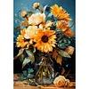 (Multi-Syle)Flower-Paint by Numbers Acrylic Painting(Multi-Size)