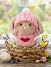 Handmade Mini Bunny Hug Cute with Gift Box Card Soft Floppytiny Easter Bunnie Best Gifts for Bunny Easter Holiday Birthday