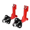 [US Local Warehouse] 2 Set of Shipping Container Wheel 6-Lug Kit with Ratchet Tie Container Wheel Kit 22000LBS Capacity Shipping Containers Axles for Moving 20ft-40ft Empty Containers