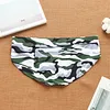 Men's Low Waist Camouflage U Bulge Pouch Briefs