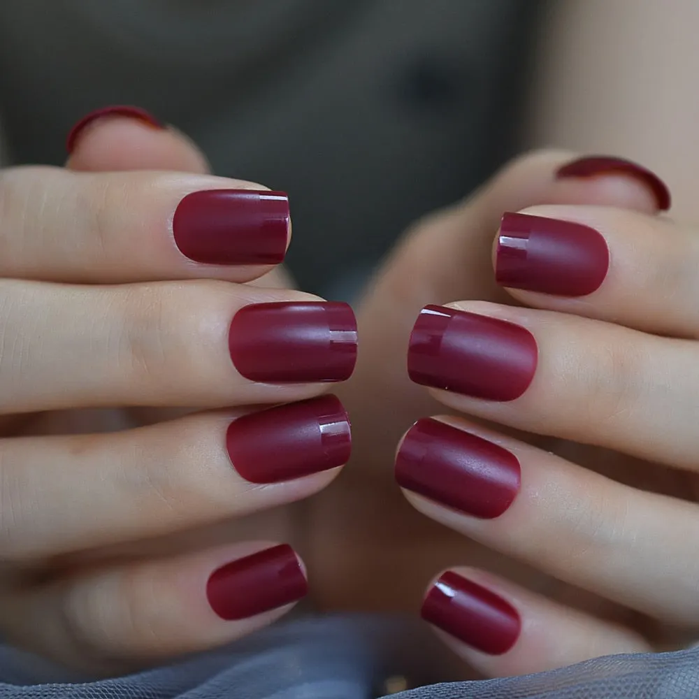 Nail Art Salon Oval Acrylic French Nail Kit Real Medium Length Grace Oval Fake Nails French 24 Tips-Nail Inspo