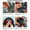 2-in-1 Anti-Slip Wireless Charging Mat with Phone Holder Wireless Charging Pad for Car 360 Degree Rotation Fit for iPhone 17/16/15/14/13/12 Pro for Android