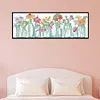 Flowers-14CT Stamped Cross Stitch Kit(20x52cm)